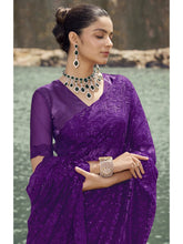 Womens Premium Fashion Ethnic Purple Color Saree-MLSHWSA2097PUP0ONE
